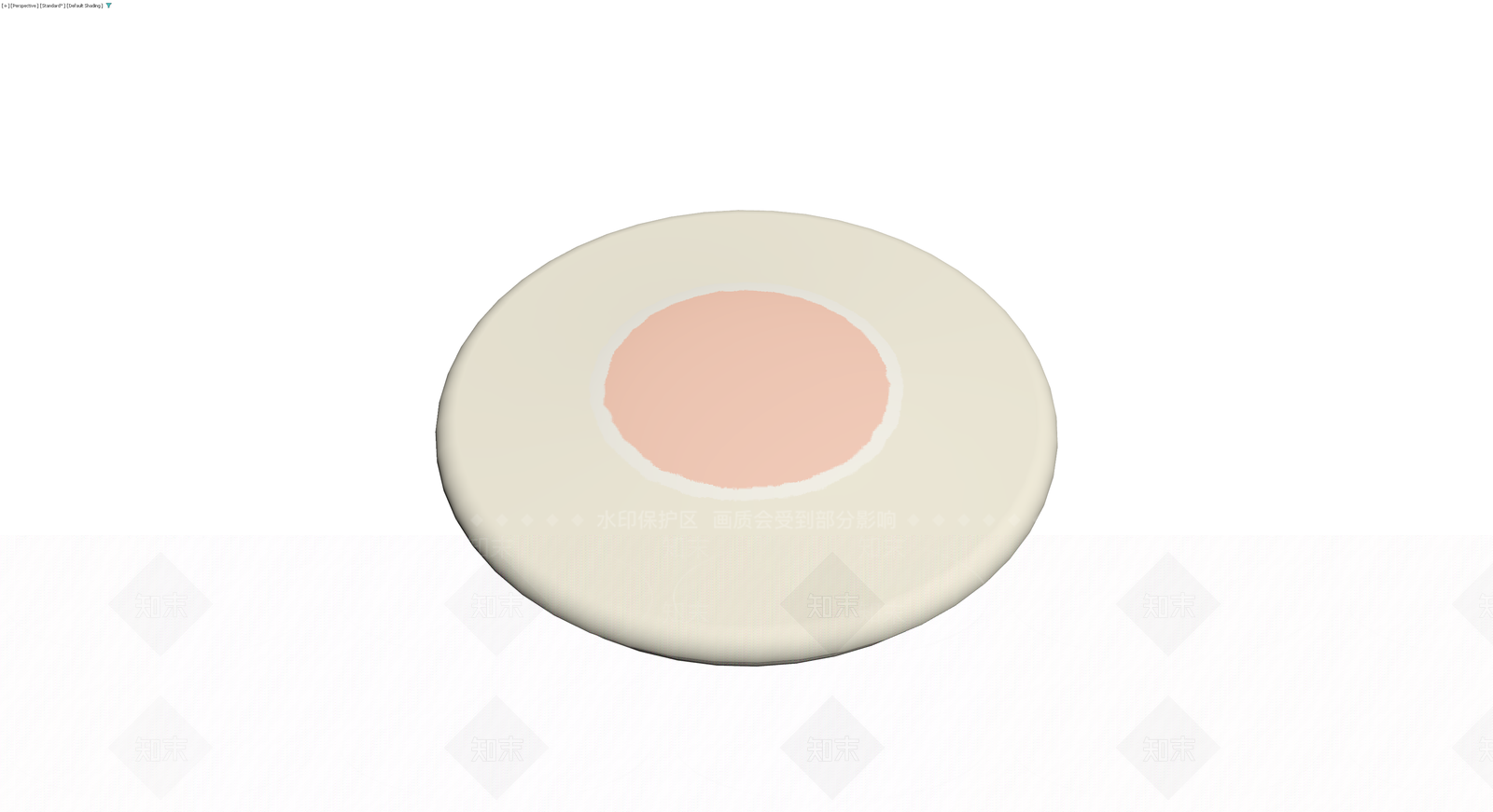 米色圆形软包座垫3D模型下载【ID:1229992925】
