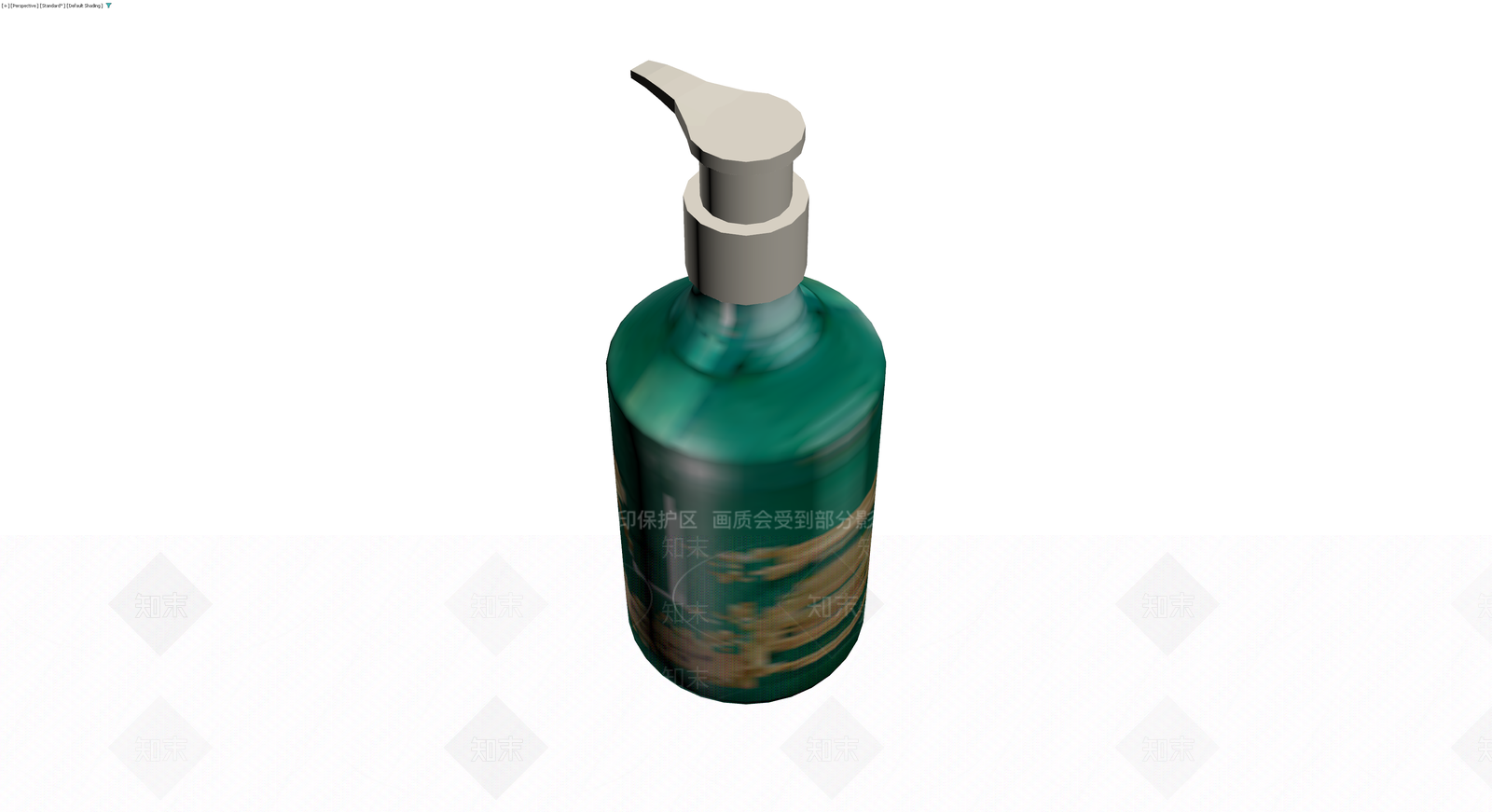 绿色按压泵瓶3D模型下载【ID:1230783893】