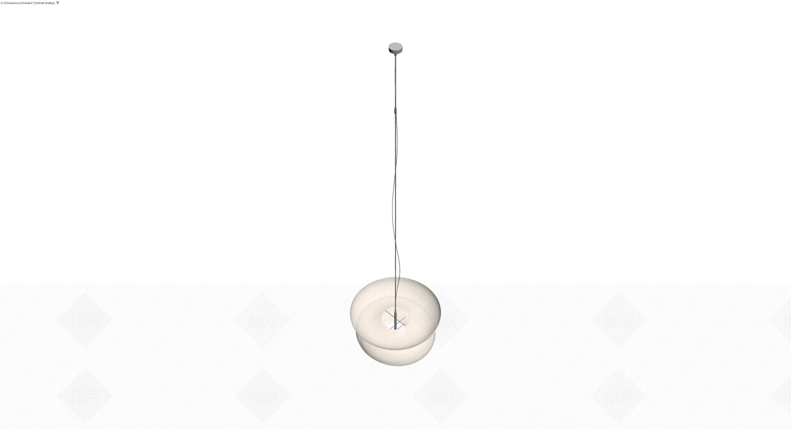 现代风格白色吊灯3D模型下载【ID:1230165110】