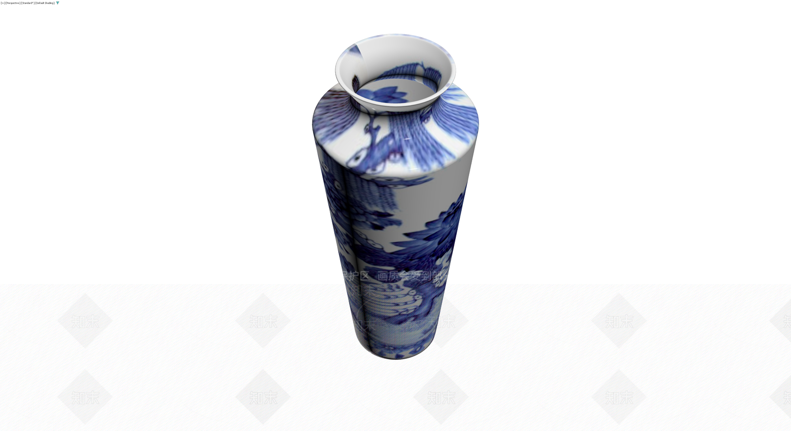 青花瓷瓶3D模型下载【ID:1229948323】