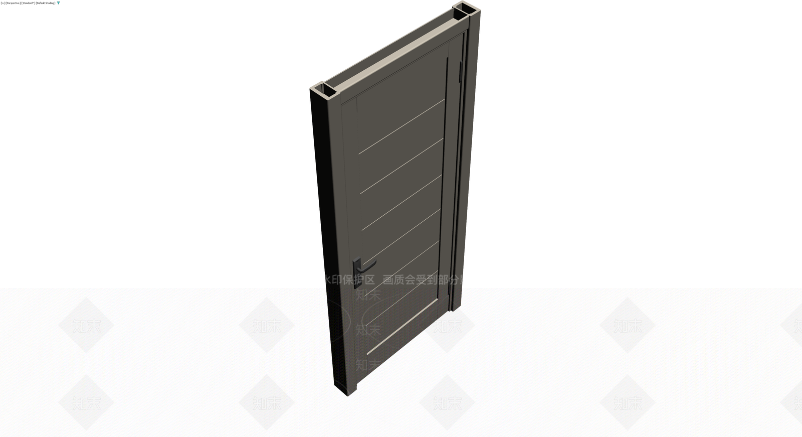 现代风格平开门模型3D模型下载【ID:1230440971】