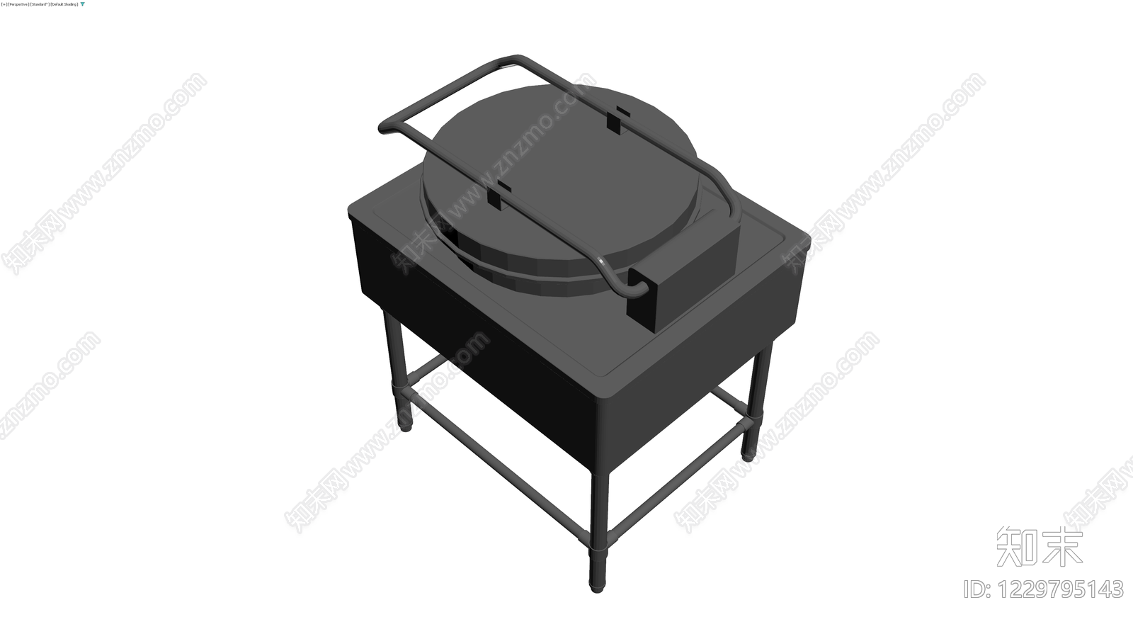 商用多功能料理锅3D模型下载【ID:1229795143】