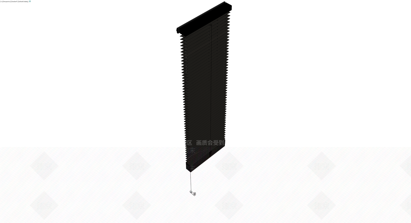 黑色百叶窗成品3D模型下载【ID:1230415444】