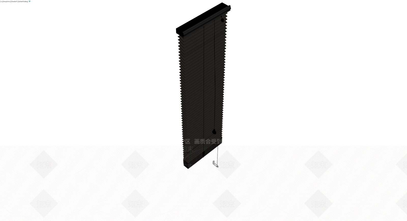 黑色百叶窗成品3D模型下载【ID:1230415444】