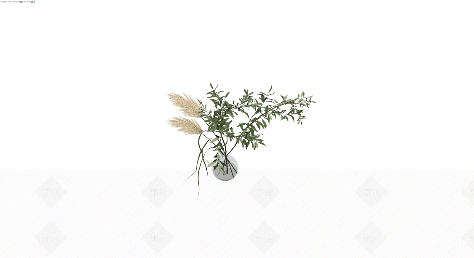 绿植盆栽组合3D模型下载【ID:1230100562】