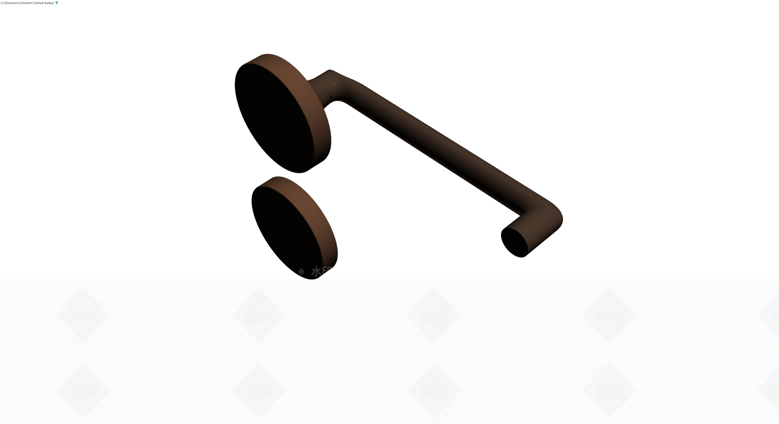 L型管状金属把手3D模型下载【ID:1229923030】