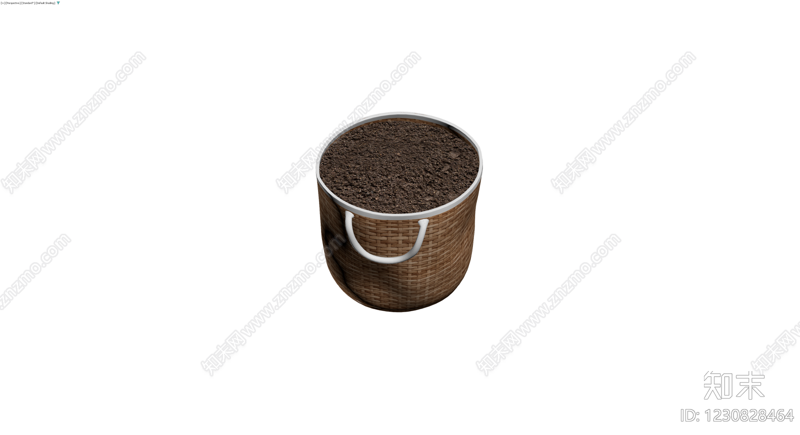 编织纹理收纳篮3D模型下载【ID:1230828464】