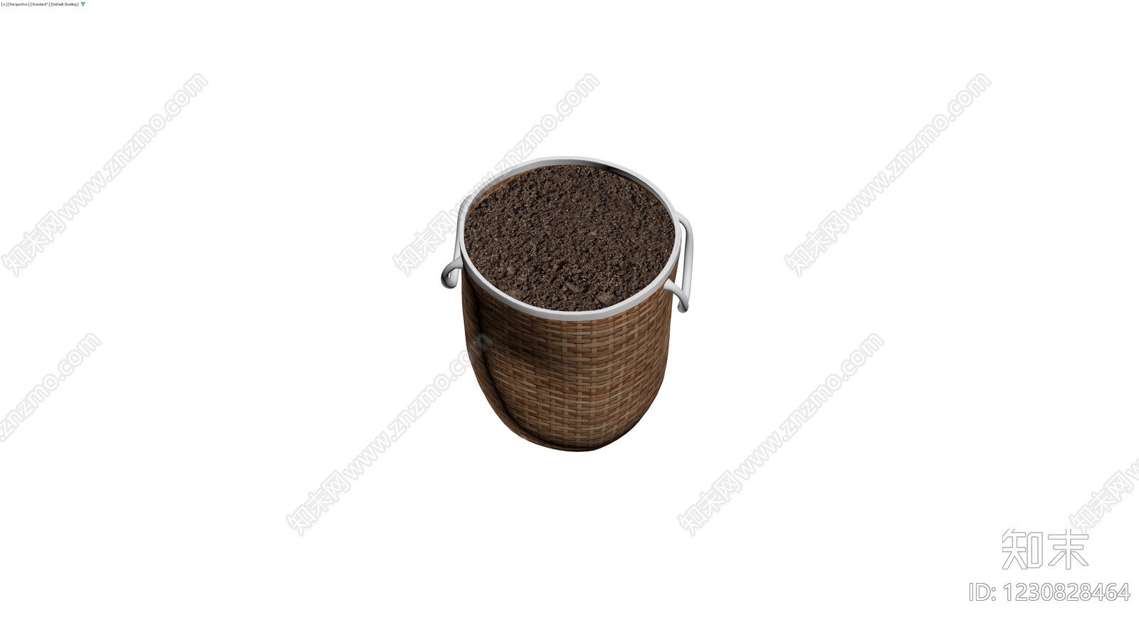 编织纹理收纳篮3D模型下载【ID:1230828464】