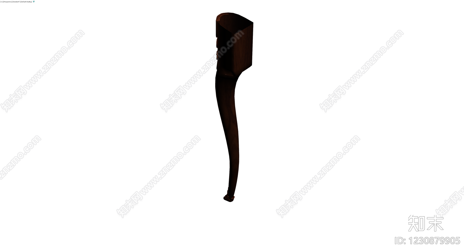 木质动物爪桌腿3D模型下载【ID:1230879905】