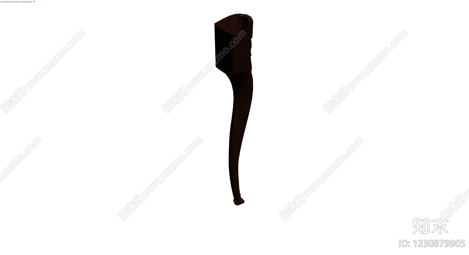 木质动物爪桌腿3D模型下载【ID:1230879905】