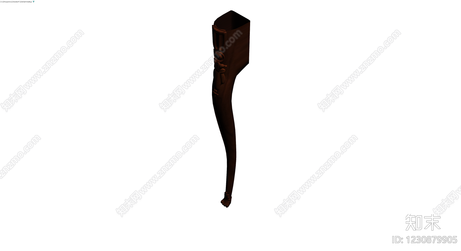 木质动物爪桌腿3D模型下载【ID:1230879905】