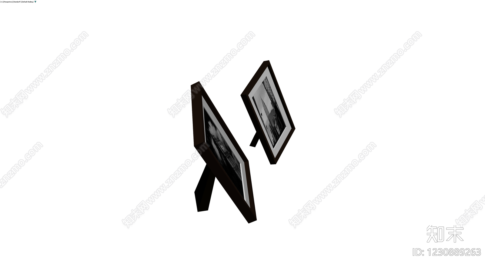 双人像摆台装饰画3D模型下载【ID:1230889263】