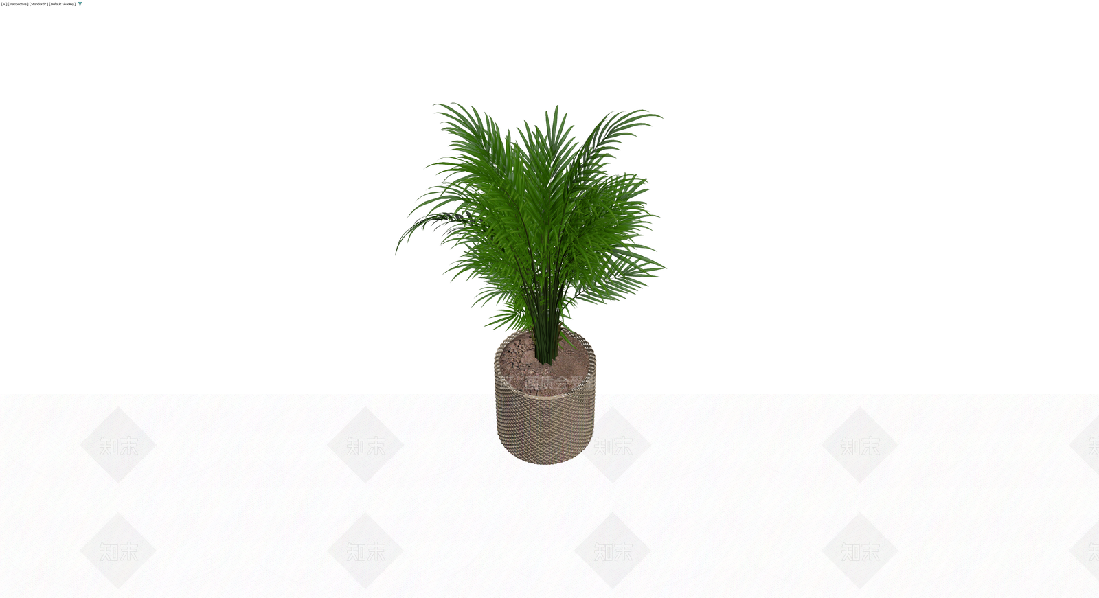 盆栽绿植编织花盆3D模型下载【ID:1230121998】