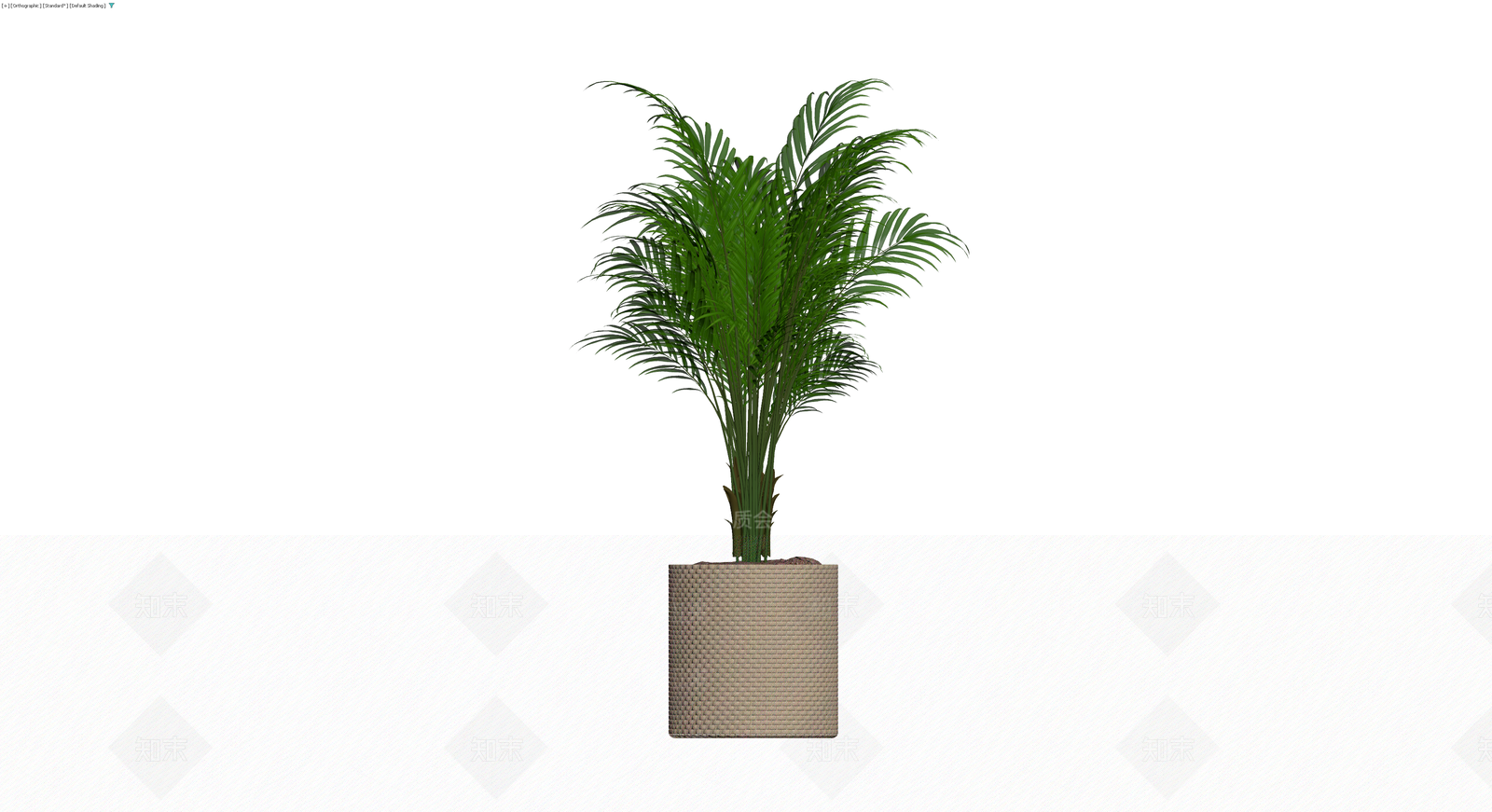 盆栽绿植编织花盆3D模型下载【ID:1230121998】