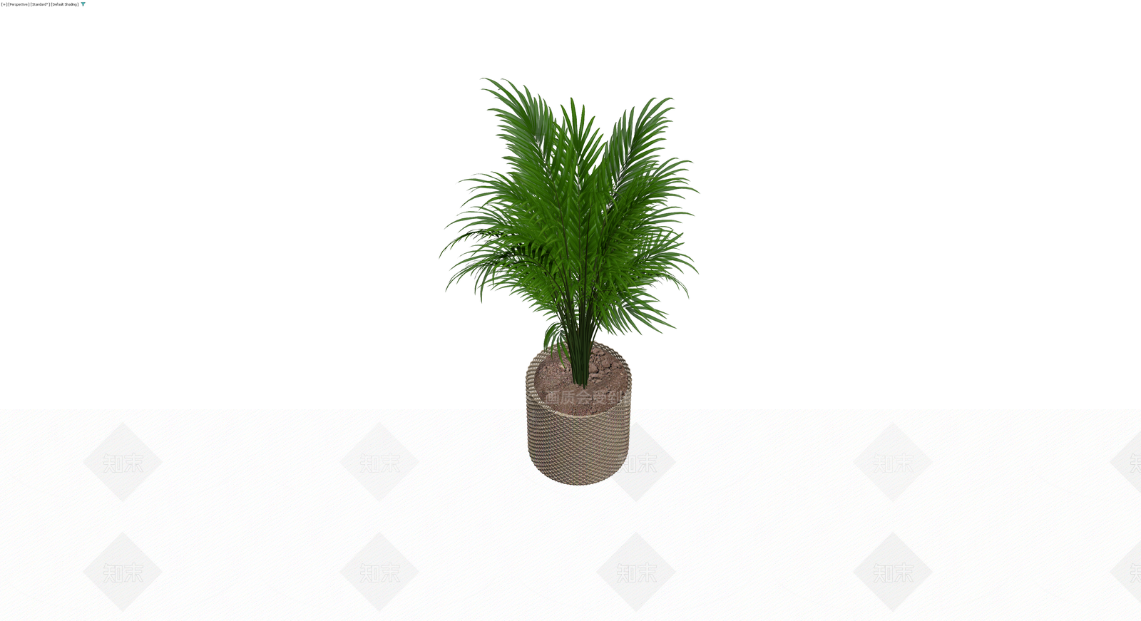 盆栽绿植编织花盆3D模型下载【ID:1230121998】