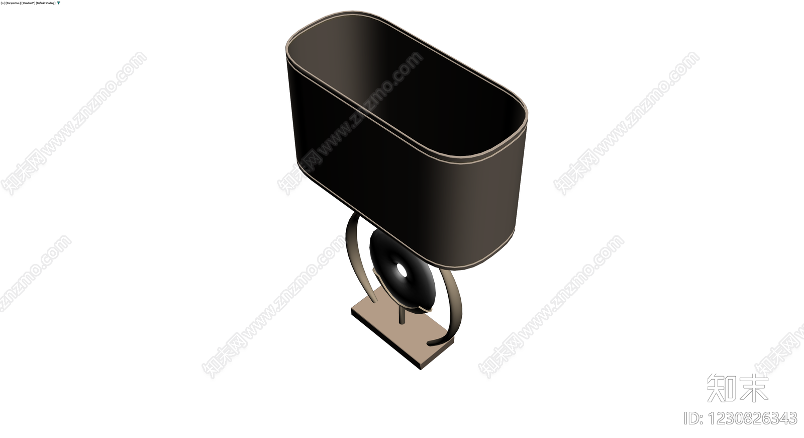 现代风格台灯模型3D模型下载【ID:1230826343】