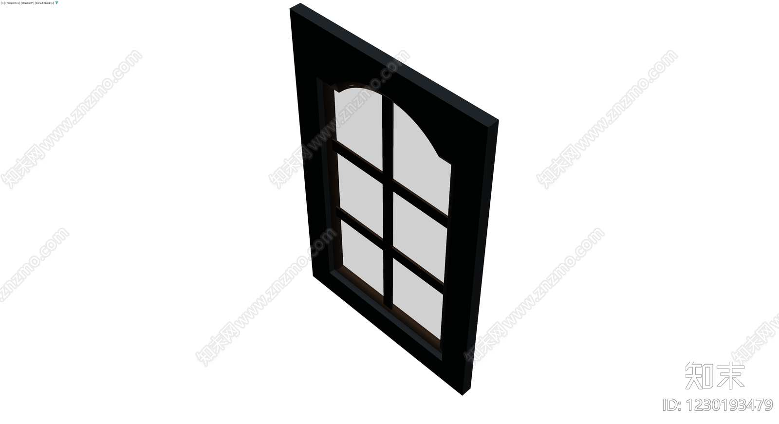 拱形窗框组件3D模型下载【ID:1230193479】
