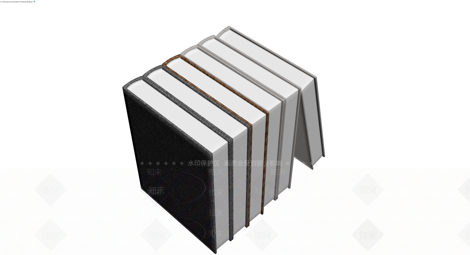书籍组合模型3D模型下载【ID:1230138838】