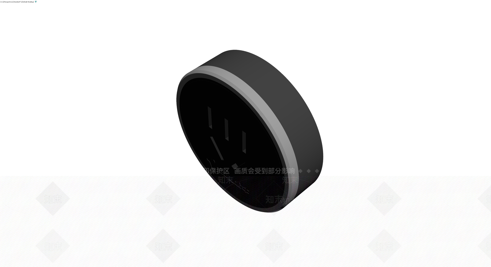公牛品牌黑色圆形插座3D模型下载【ID:1230393785】