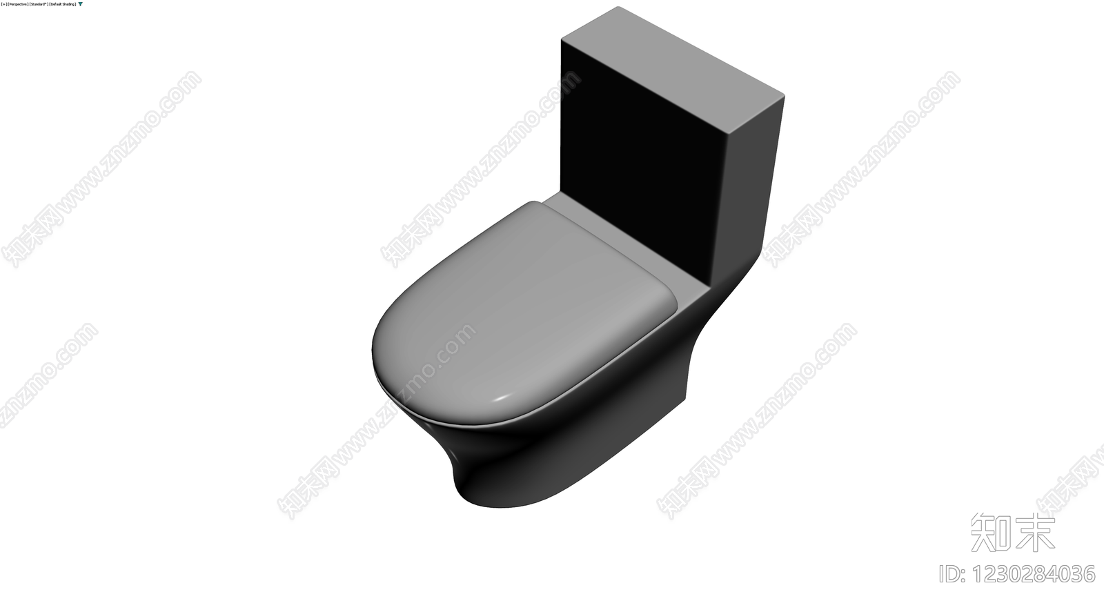现代简约风格马桶3D模型下载【ID:1230284036】