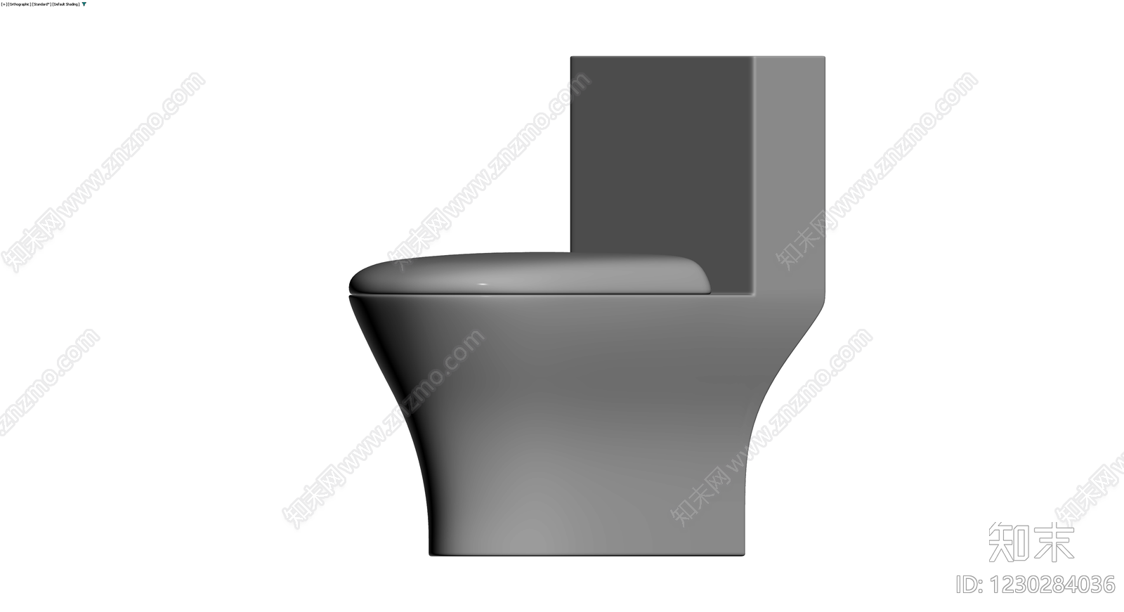 现代简约风格马桶3D模型下载【ID:1230284036】