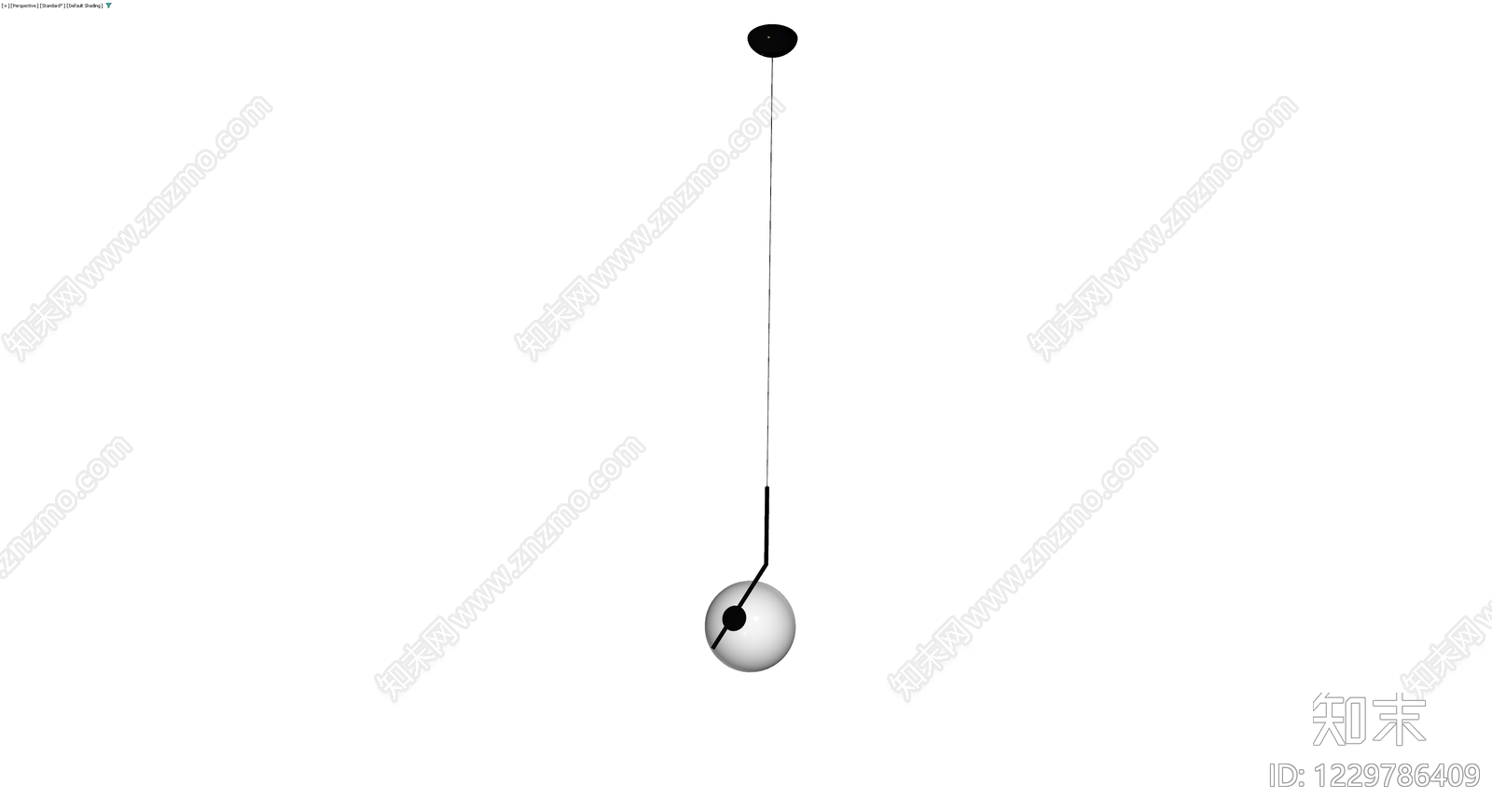 现代简约吊灯3D模型下载【ID:1229786409】