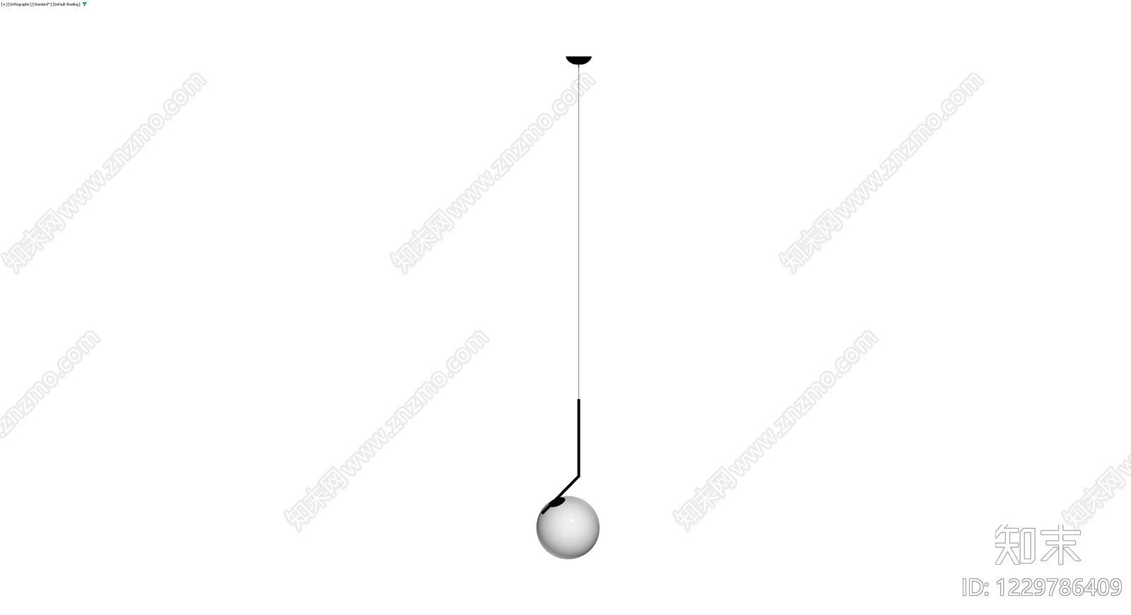 现代简约吊灯3D模型下载【ID:1229786409】