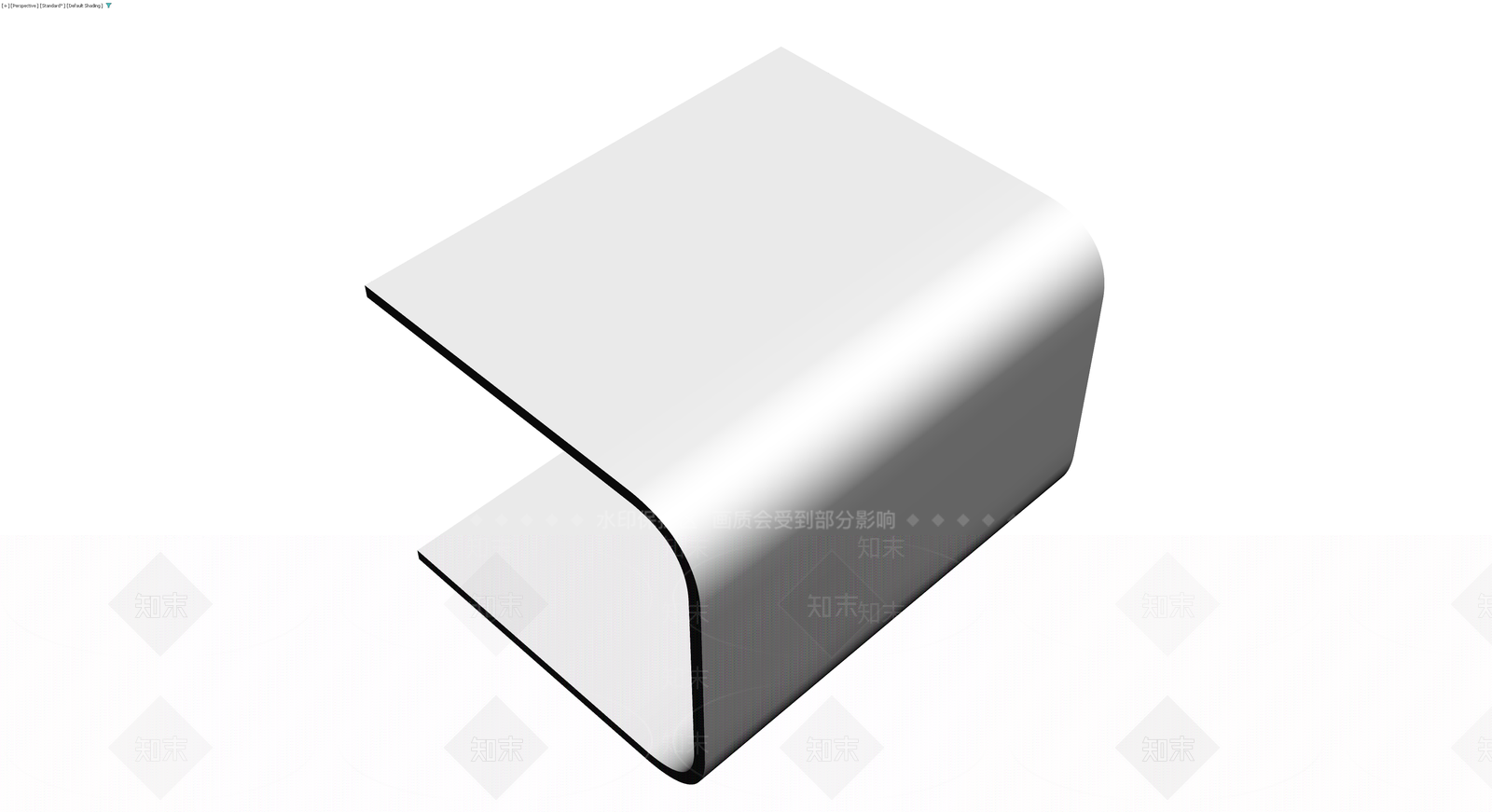 U型金属型材截面3D模型下载【ID:1229604452】