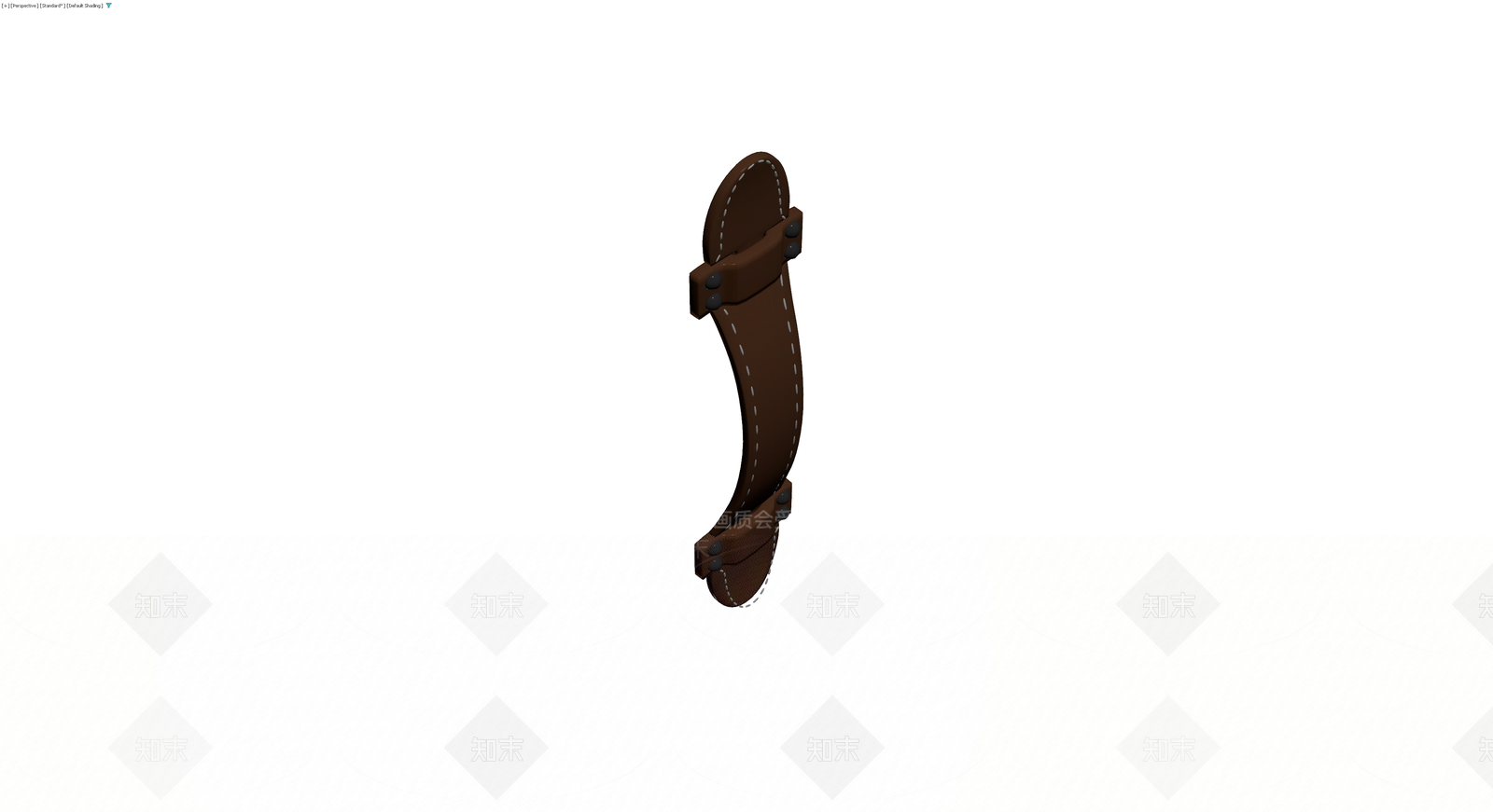 棕色皮革手柄组件3D模型下载【ID:1230409242】