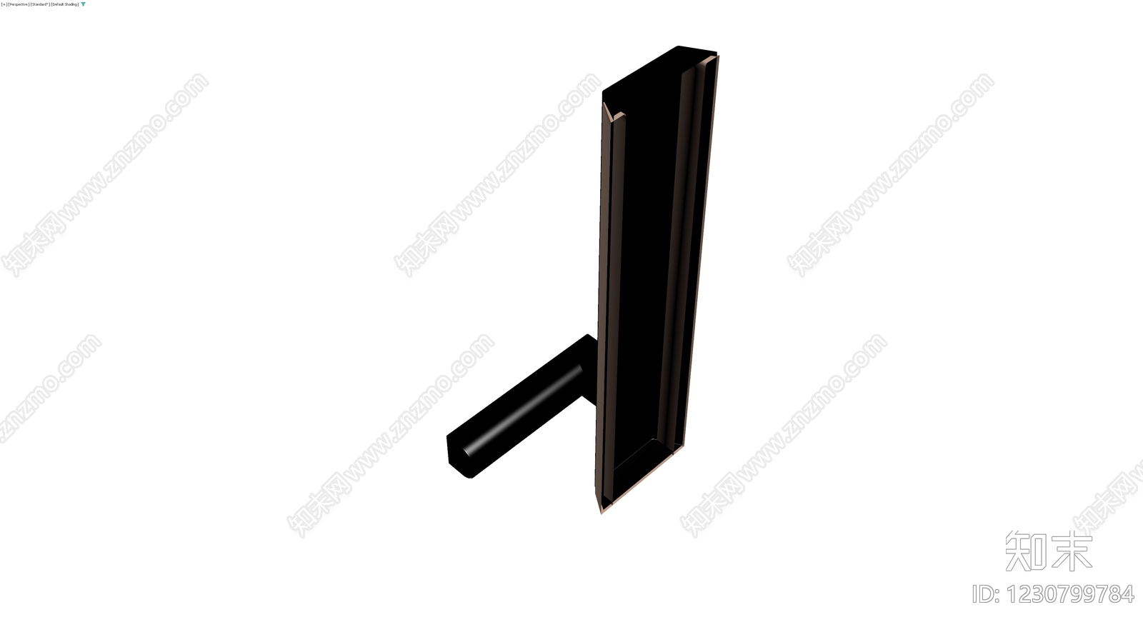 L型黑色把手模型3D模型下载【ID:1230799784】
