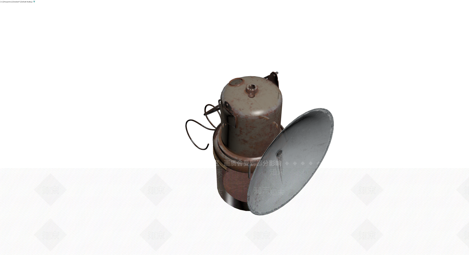 复古金属煤油灯3D模型下载【ID:1230616941】