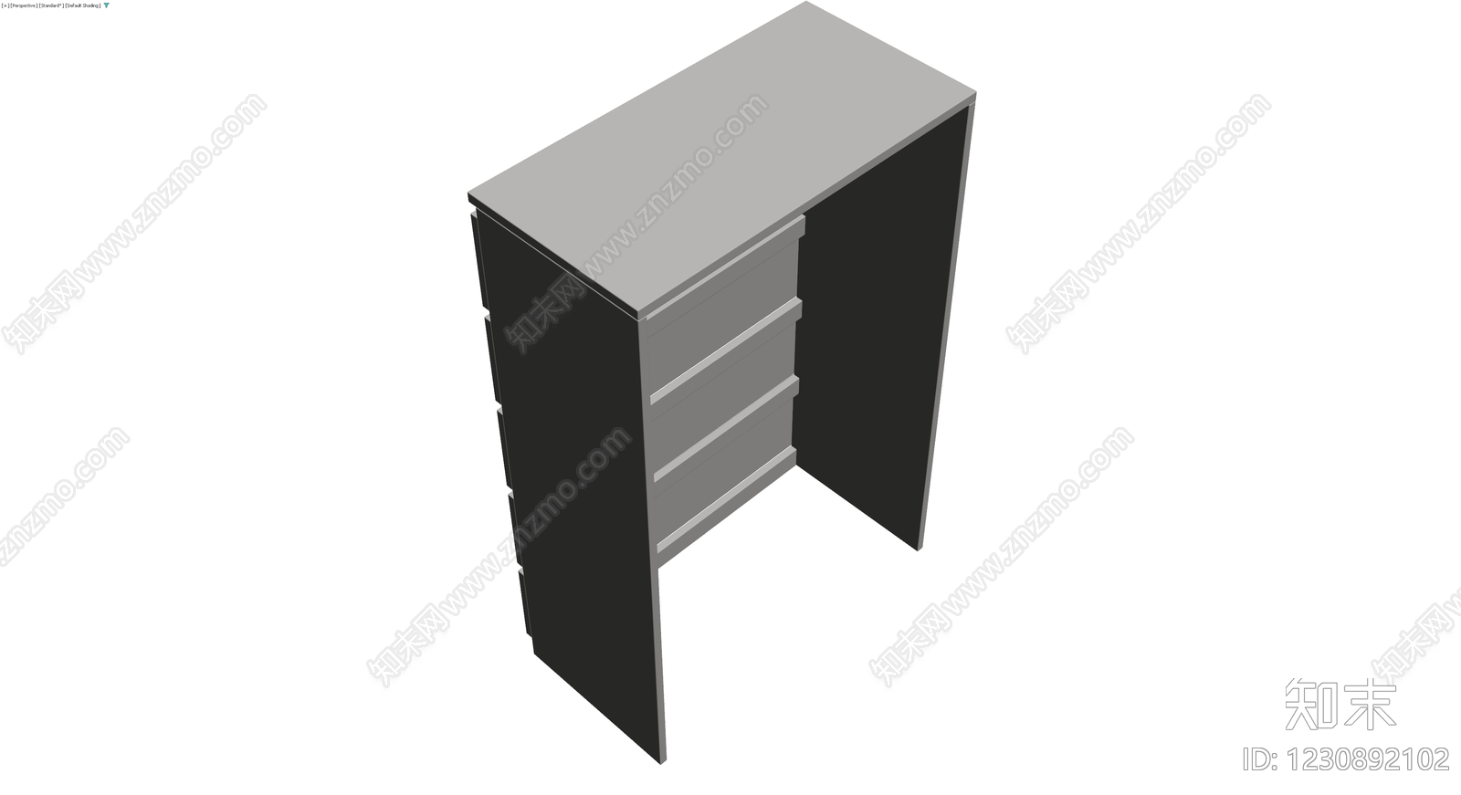 五斗柜灰模模型3D模型下载【ID:1230892102】