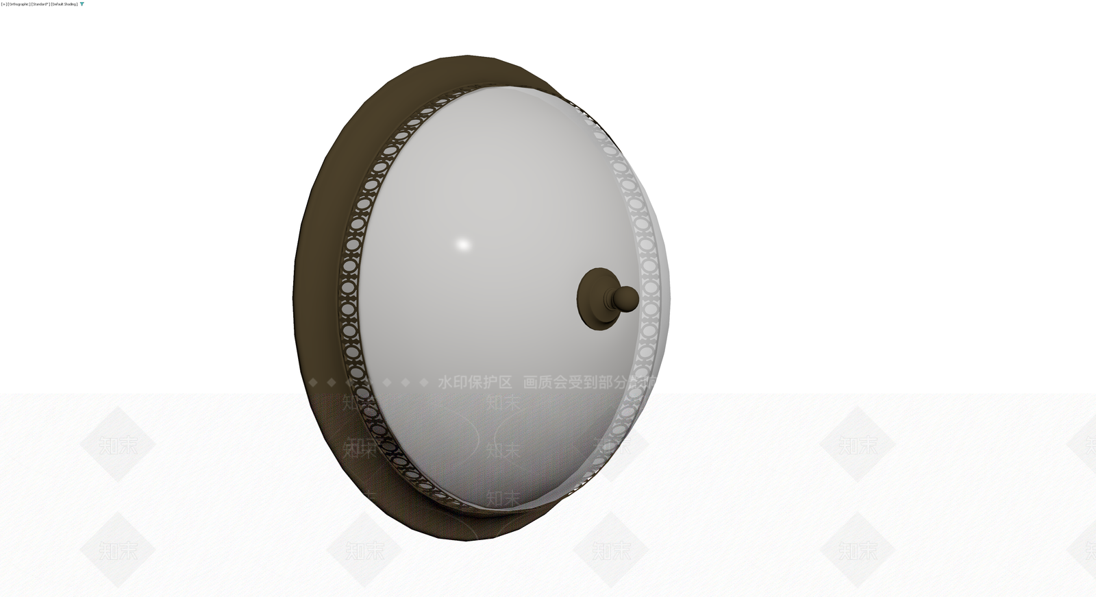 复古风格吸顶灯模型3D模型下载【ID:1229987950】