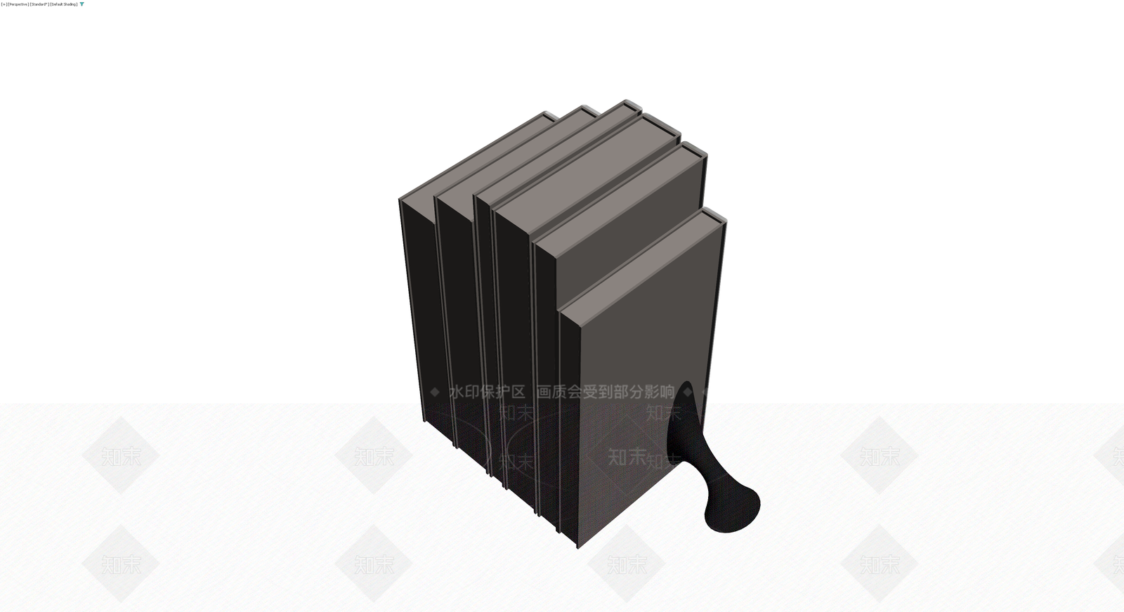 书本与书立组合模型3D模型下载【ID:1230378529】
