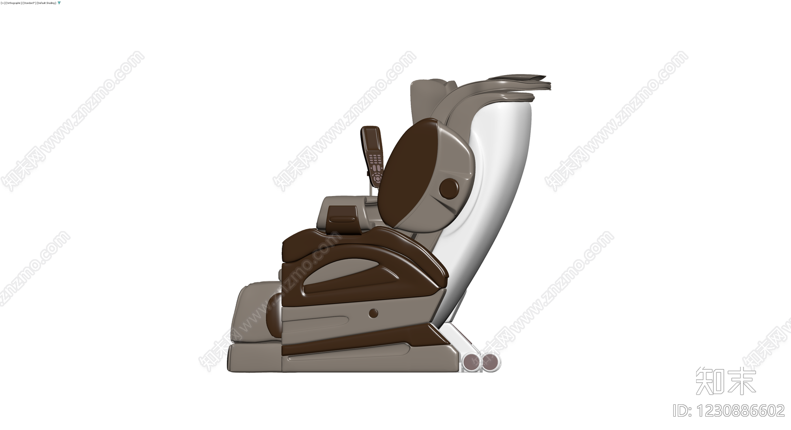 双人按摩椅灰模3D模型下载【ID:1230886602】