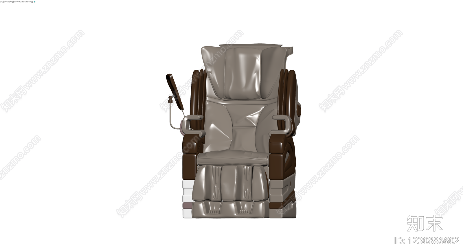 双人按摩椅灰模3D模型下载【ID:1230886602】