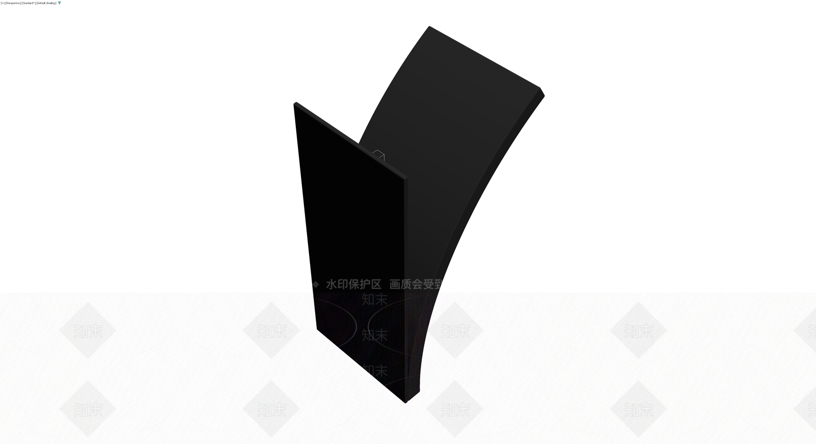 黑色现代风格壁灯3D模型下载【ID:1230585157】