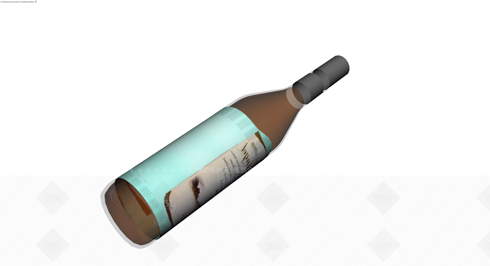 2003年份红酒瓶模型3D模型下载【ID:1230395845】