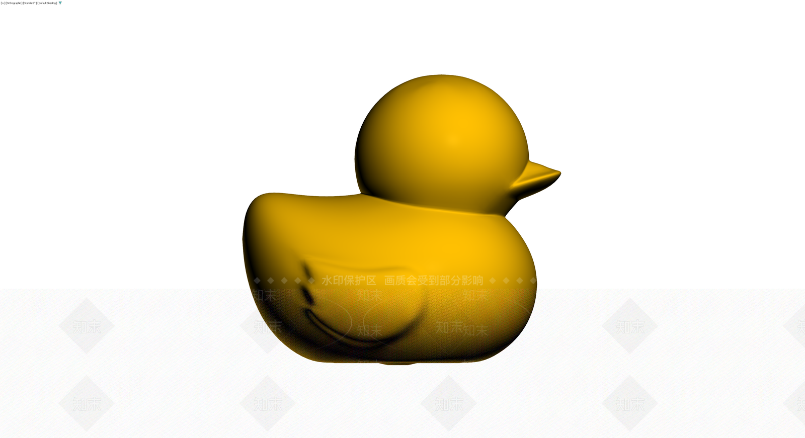 黄色橡胶鸭子模型3D模型下载【ID:1229851799】