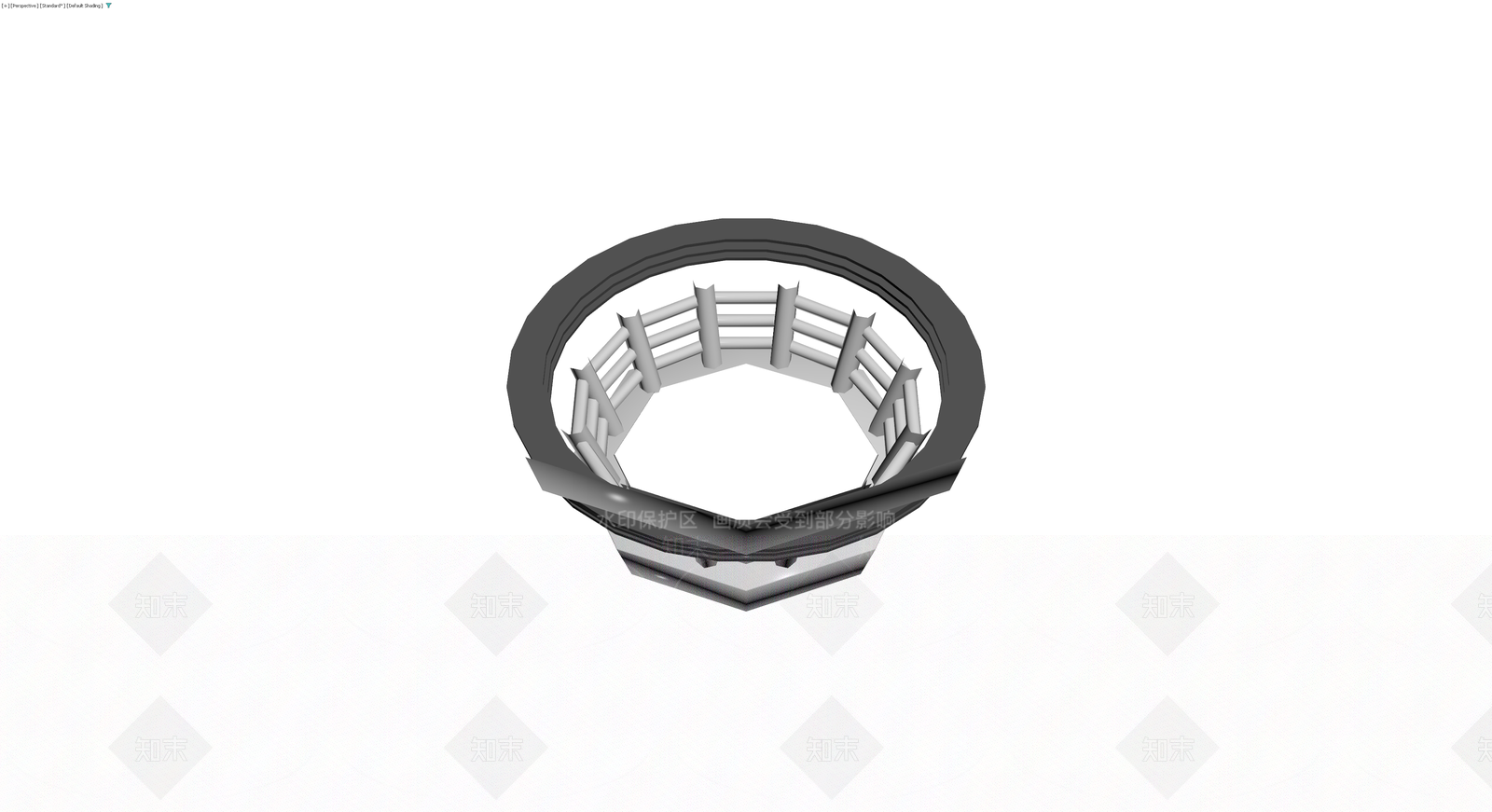 六边形户外凉亭3D模型下载【ID:1229923780】