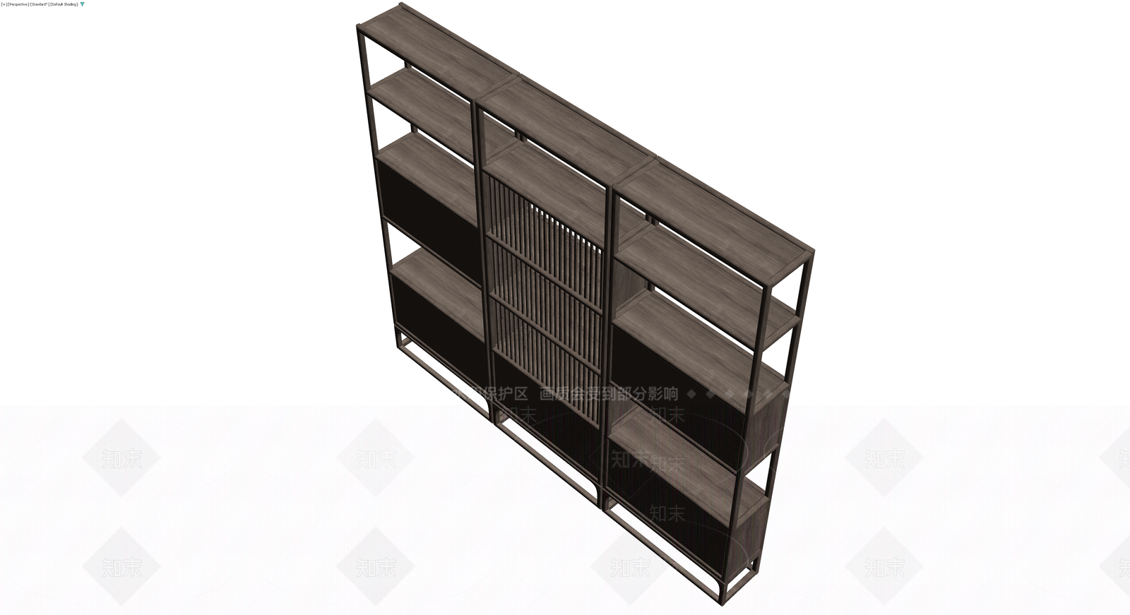 新中式木质组合柜3D模型下载【ID:1229852227】