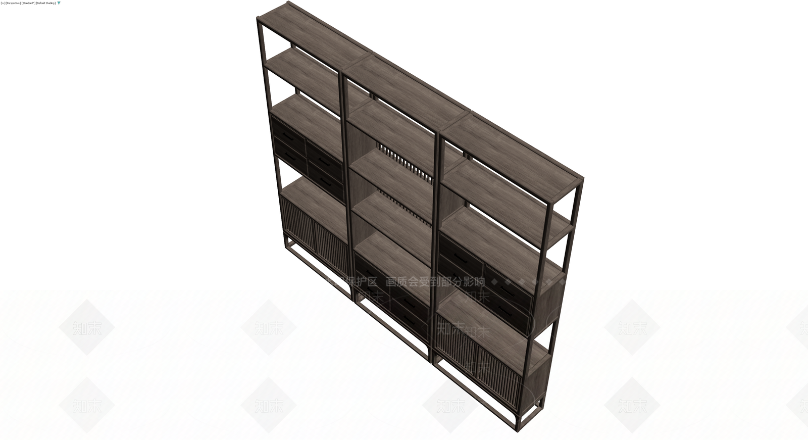新中式木质组合柜3D模型下载【ID:1229852227】