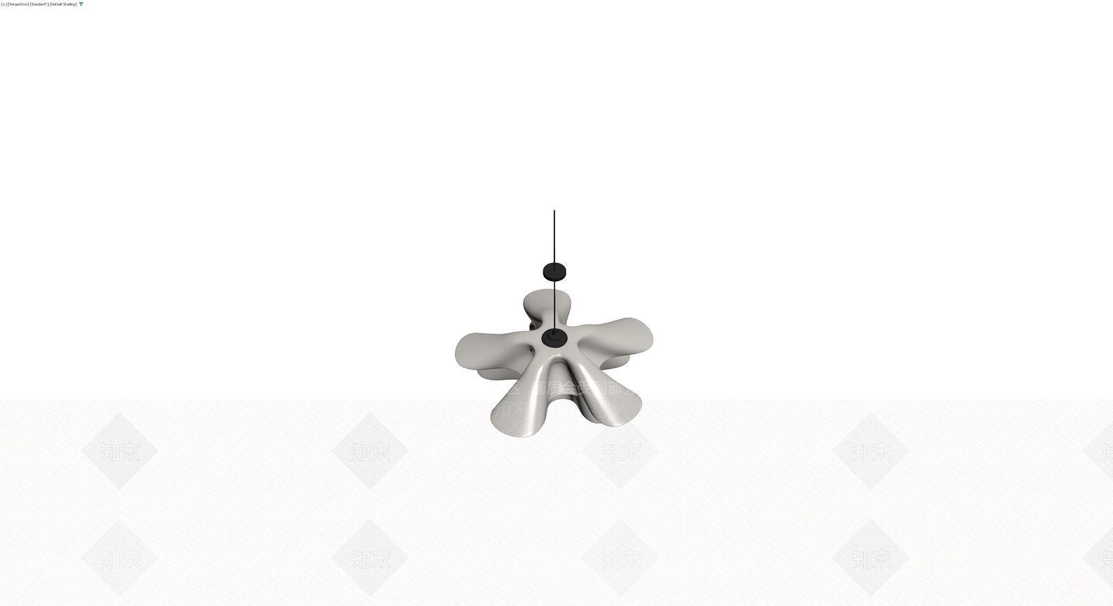 花瓣造型吊灯3D模型下载【ID:1230161894】