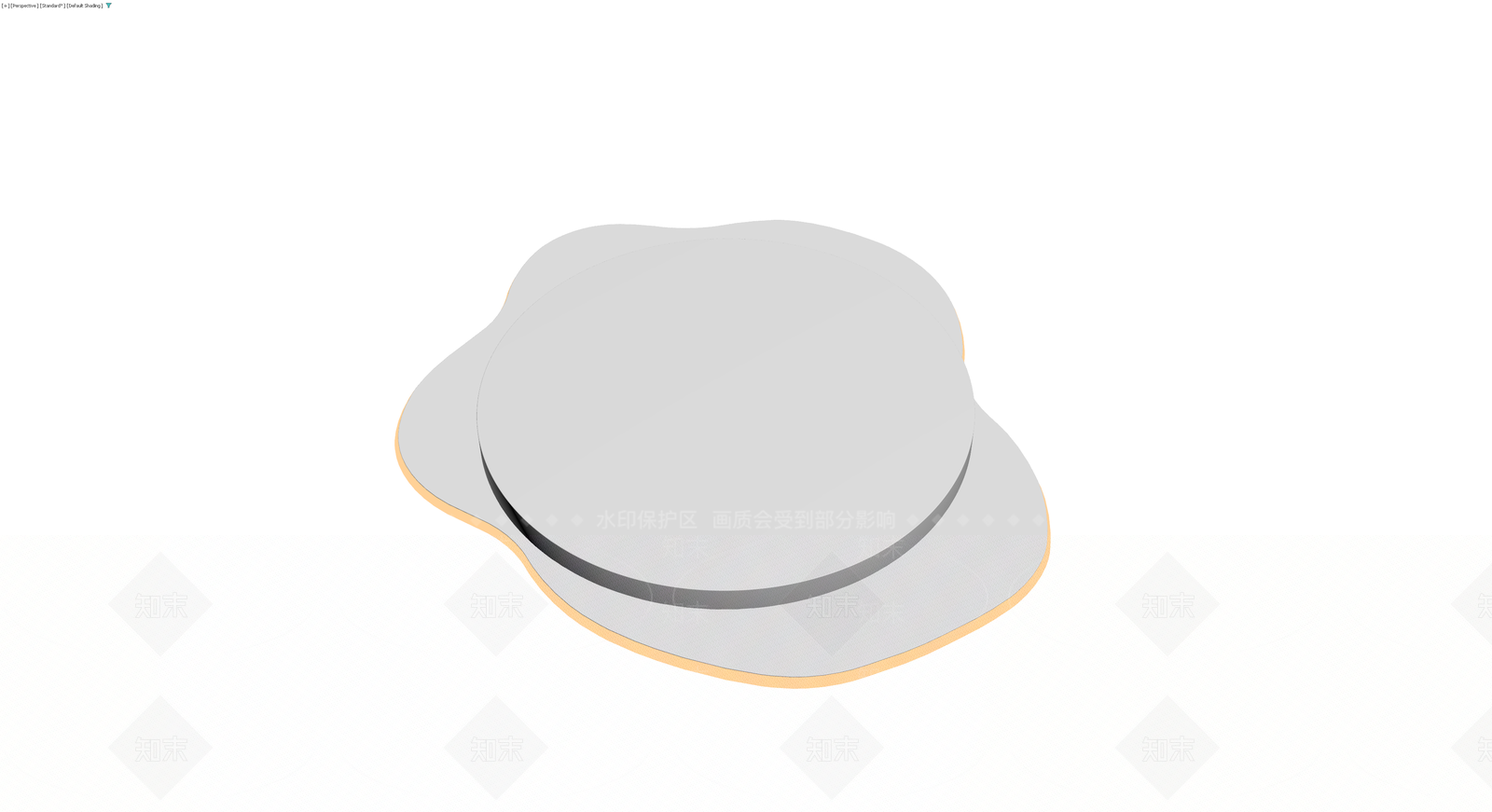 灰模异形矮凳/边几3D模型下载【ID:1229624271】