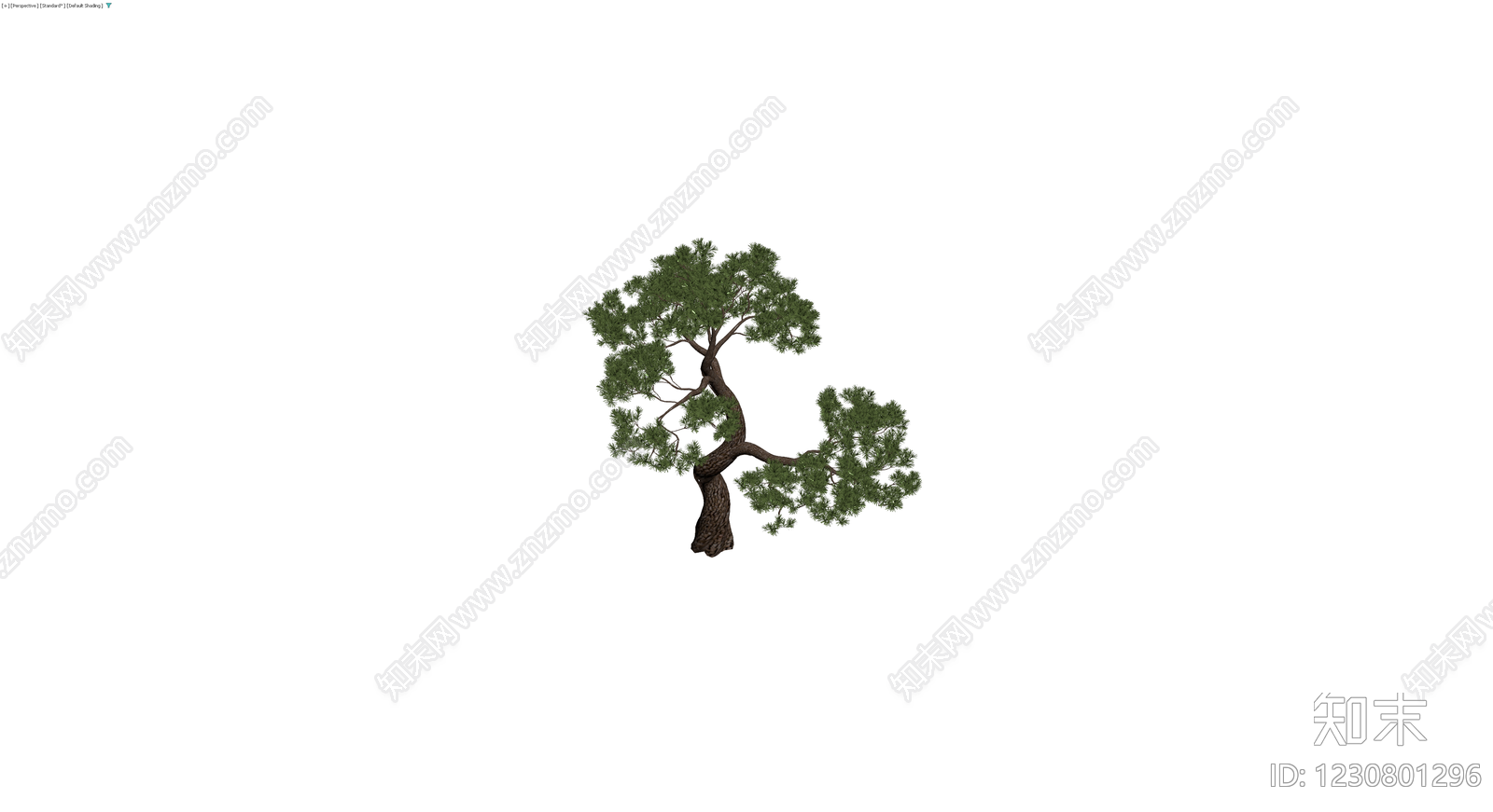 造型松树景观模型3D模型下载【ID:1230801296】