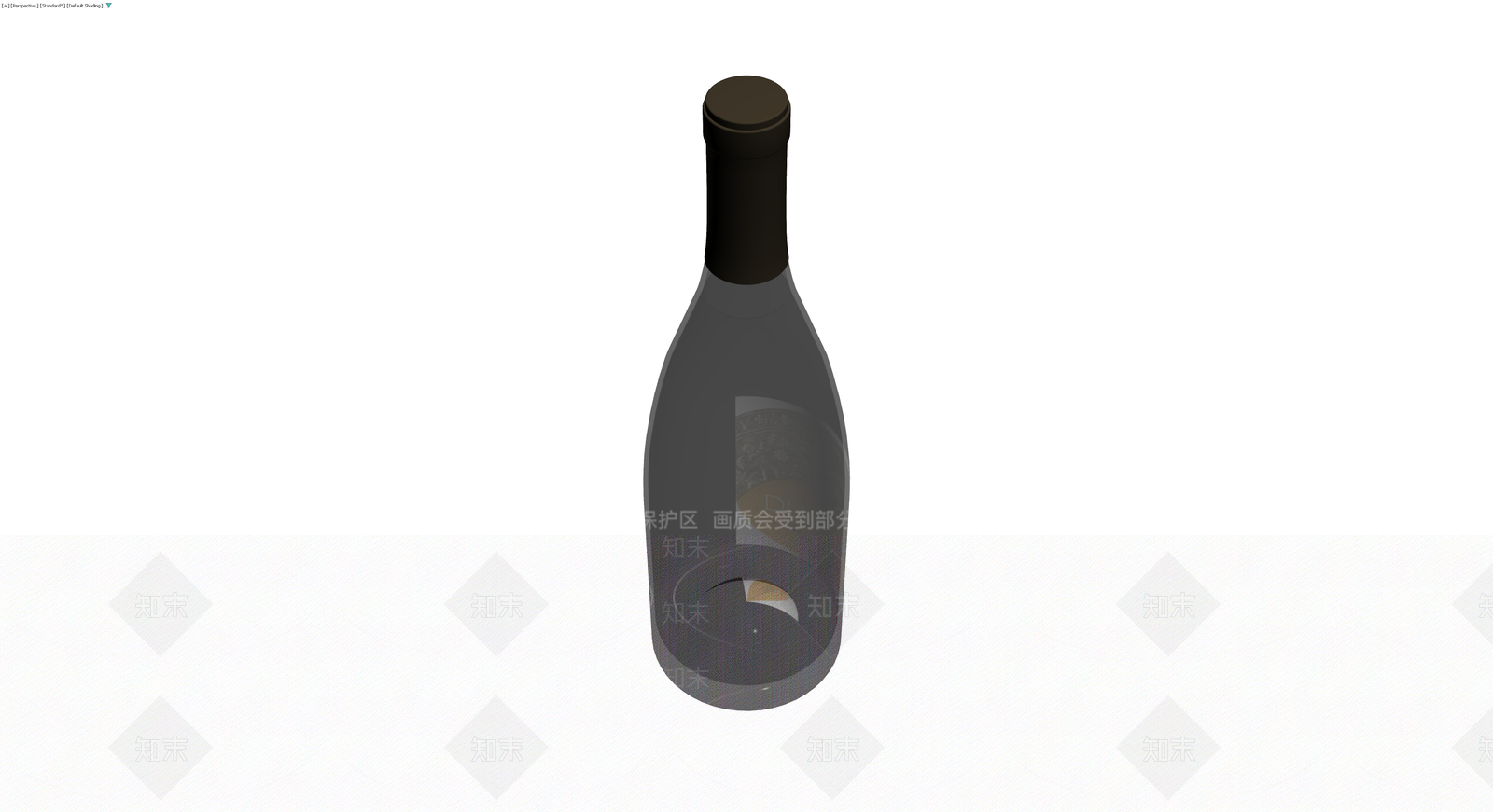 红酒瓶模型3D模型下载【ID:1230146433】