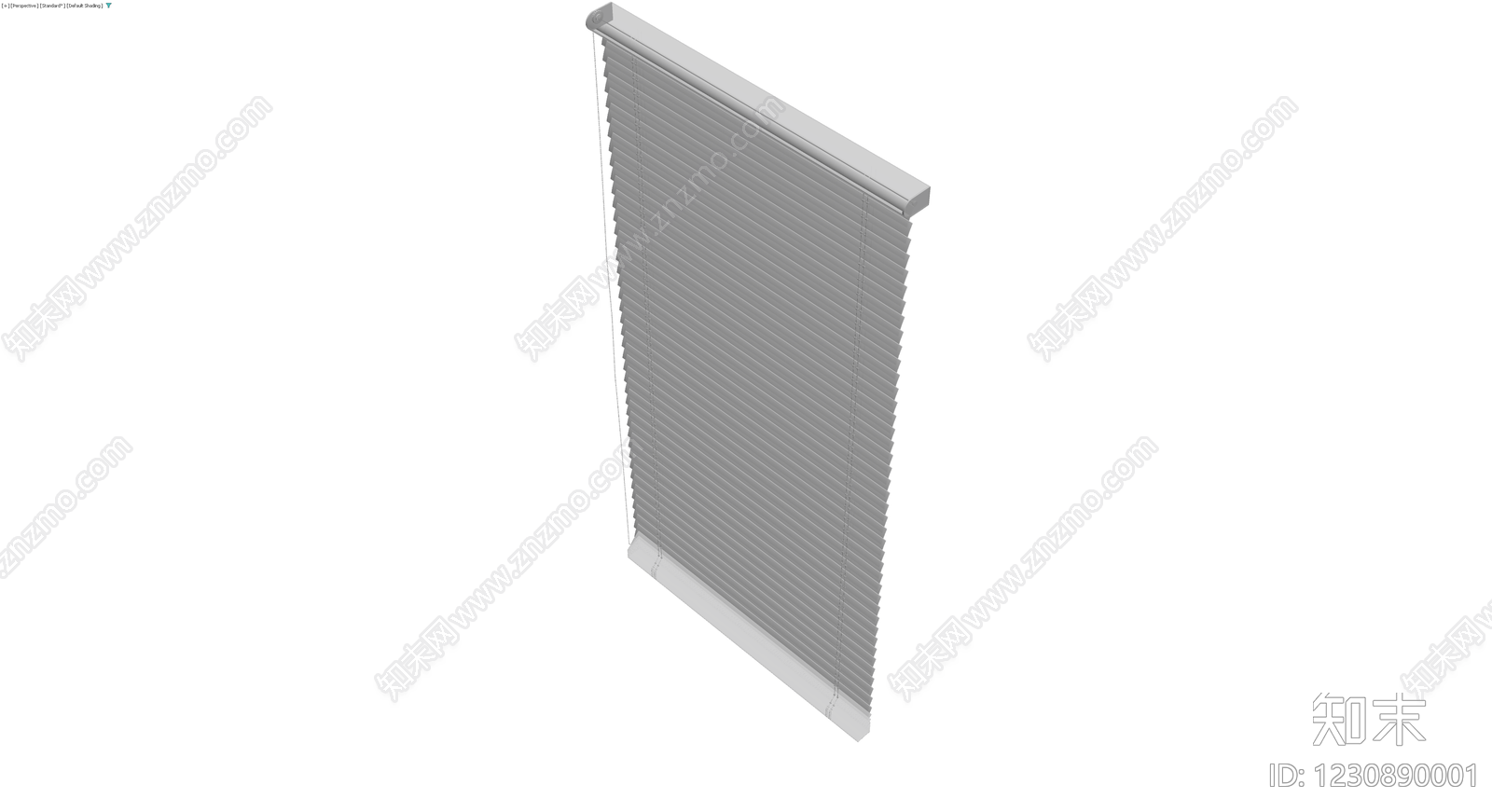 白色百叶窗组件3D模型下载【ID:1230890001】
