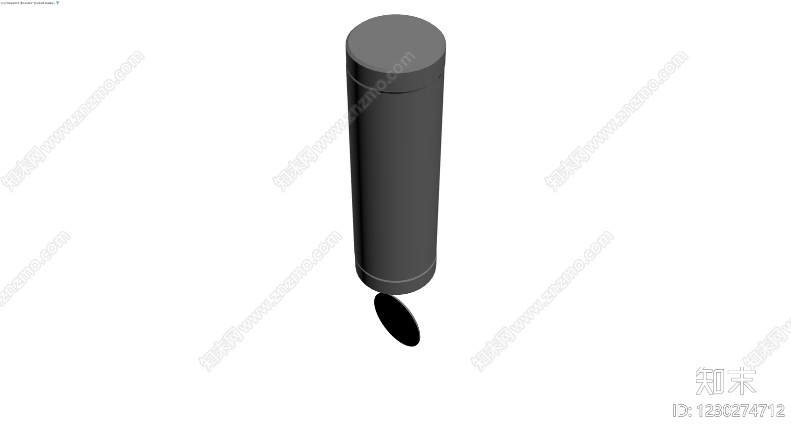 圆柱形密封罐3D模型下载【ID:1230274712】