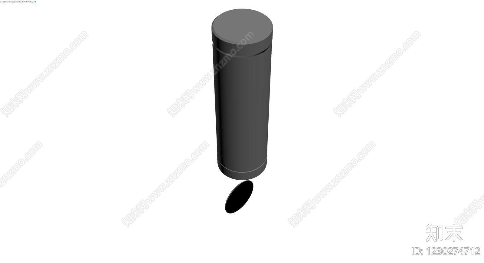 圆柱形密封罐3D模型下载【ID:1230274712】
