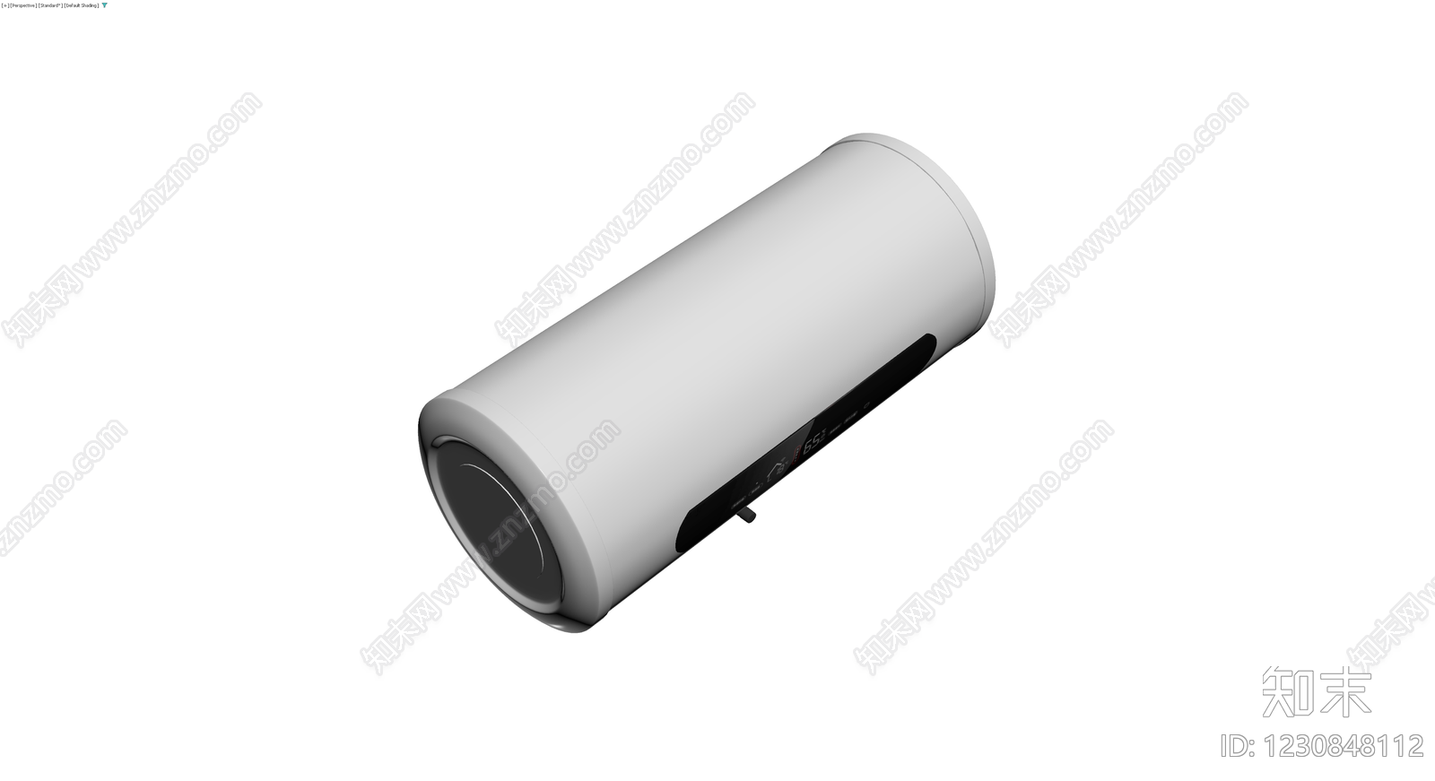 白色圆柱电热水器3D模型下载【ID:1230848112】